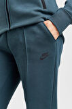 Nike Sportswear Tech Fleece Standart Fit Mid Rise Jogger Kadın Eşofman Altı Koyu Yeşil