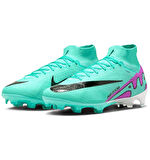 Nike Zoom Superfly 9 Elite FG Çoraplı Erkek Profesyonel Krampon Yeşil