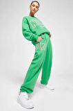 Nike Phoenix Fleece High Waisted Loose Fit Sweatpant Oversize Eşofman Altı Yeşil