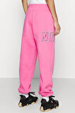 Nike Phoenix Fleece High Waisted Oversized Sweatpant Oversize Eşofman Altı Pembe