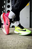 Nike Zoomx Alphafly Nex% 2 Atomknit Running Erkek Reflektörlü Koşu Antrenman Ayakkabısı Pembe Yeşil