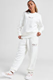 Nike Sportswear Phoenix Fleece Oversize High Rise Pants Kadın Oversize Yüksek Belli Şardonlu Eşofman Altı Beyaz