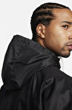 Nike Windrunner Full Zip Jacket Kapüşonlu Erkek Ceket Rüzgarlık Siyah Krem