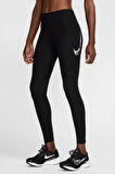 Nike Dri Fit Fast Mid Rise 7/8 Leggings Tight Kadın 3 Cepli Spor Tayt Siyah