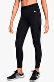 Nike Pro Dri FİT Mid Rise 7/8 Tight Novelty Cepli Kadın Koşu Tayt Siyah