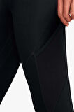 Nike Pro Dri FİT Mid Rise 7/8 Tight Novelty Cepli Kadın Koşu Tayt Siyah