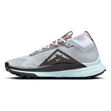 Nike React Pegasus Trail 4 GoreTex Su Geçirmez Reflektörlü Yürüyüş Koşu Ayakkabısı Gri-Mavi