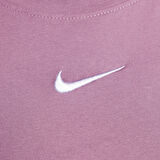 Nike Swoosh Women’s Loose Fit Crop Top T-shirt Kadın Bol Kalıp Pamuklu Kısa Tişört Mor