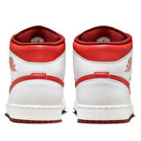 Nike Air Jordan Mid SE Leather Mens Sneaker Hakiki Deri Erkek Günlük Basketbol Spor Ayakkabı Beyaz