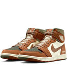 Nike Air Jordan MID Goretex Leather Sneaker Hakiki Deri Bilekli Su Geçirmez Nefes Alan Günlük Spor Ayakkabı Kahverengi