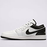 Nike Air Jordan 1 Low Leather Sneaker Hakiki Deri Beyaz Erkek Spor Ayakkabı