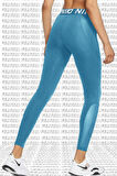 Nike Pro Tigh Fit Full Length Leggings Toparlayıcı Tam Boy Tayt Mavi