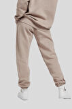 Nike Sportswear Loose Fit Pant Bol ve Uzun Kesim Bej Eşofman Altı