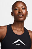 Nike Dri Fit Trail Graphic Running Kadın Koşu Antrenman Atlet Siyah