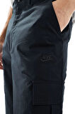 Nike Club Chino Woven Trousers Canvas Cargo Pant Dokuma Canvas Kargo Cepli Pantalon Siyah