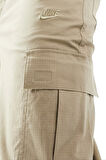 Nike Club Chino Woven Trousers Canvas Cargo Pant Dokuma Canvas Kargo Cepli Pantalon Bej