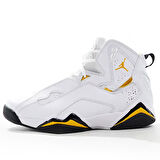 Nike Air Jordan True Flight Leather Mens Sneaker Hakiki Deri Günlük Spor Ayakkabı Beyaz