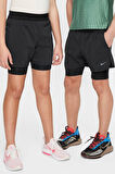 Nike Multi Tech Dri Fit ADV Genç Çocuk 2in Taytlı Antrenman Şortu Siyah