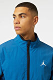 Nike Jordan Essentials Woven Full Zip Men's Jacket Erkek Dokuma Spor Ceket Mavi