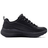 Skechers Arch Fit 2.0-Star Bound Leather Womens Sneaker Hakiki Deri Kadın Günlük Spor Ayakkabı Siyah
