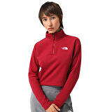 Glacier Cropped Kadın Kırmızı Outdoor Polar NF0A855N1IX1