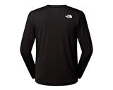 The North Face M 24/7 L/S Tee Erkek Outdoor Tişörtü NF0A894AJK31 Siyah