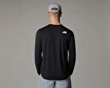 The North Face M 24/7 L/S Tee Erkek Outdoor Tişörtü NF0A894AJK31 Siyah