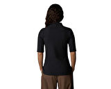 The North Face W S/S Mock Neck Slim Tee Kadın Outdoor Tişörtü NF0A89C3JK31 Siyah