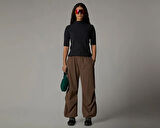 The North Face W S/S Mock Neck Slim Tee Kadın Outdoor Tişörtü NF0A89C3JK31 Siyah