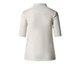 The North Face W S/S Mock Neck Slim Tee Kadın Outdoor Tişörtü NF0A89C3QLI1 Beyaz