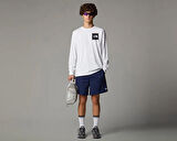 The North Face M L/S Fıne Tee Erkek Outdoor Tişörtü NF0A8A6PFN41 Beyaz