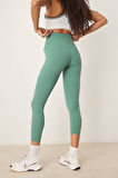 Nike Dri Fit Zenvy Gentle Support High Waisted 7/8 Leggings Kadın Yüksek Bel İç Cepli Spor Tayt Yeşil