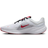Nike Quest 5 Walk Running Shoes White Unisex Yürüyüş Koşu Ayakkabısı Beyaz Kırmızı Swoosh