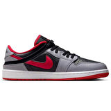 Nike Air Jordan 1 Low Flyase  Mens Leather Sneaker Hakiki Deri Erkek Günlük Spor Ayakkabı Antrasit