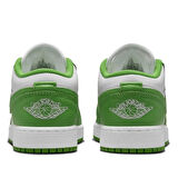 Nike Air Jordan 1 LOW SE BG Leather Sneaker Hakiki Deri Beyaz Unisex Spor Ayakkabı