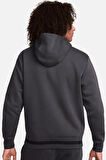 Nike Sportswear Air Fleece Hoodie Erkek Kapüşonlu Sweatshirt Antrasit