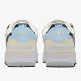 Nike Air Force 1 Shadow Sneaker Unisex Hakiki Deri Günlük Spor Ayakkabı Krem Yeşil