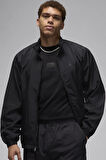Nike Jordan Essentials Woven Full Zip Men's Loose Fit Jacket Erkek Büyük Beden Dokuma Spor Ceket Siyah