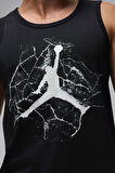 Nike Air Jordan Cement Slvls Crew Erkek Atlet Siyah
