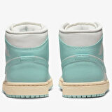 Nike Air Jordan 1 Mid Unisex Leather Sneaker Hakiki Deri Bilekli Günlük Spor Ayakkabı Yeşil