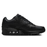 Nike Air Max 90 Unisex Leather Sneaker Hakiki Deri Günlük Spor Ayakkabı Siyah