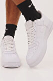 Nike Air Force 1 Jewel Leather Sneaker Hakiki Deri Erkek Günlük Spor Ayakkabı Beyaz