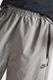 Nike Tech Woven Oversized Pants Flat Pewter Paraşüt Kumaş Erkek Oversize Bol Kesim Eşofman Altı Gri