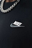 Nike Sportswear Club Men's T-Shirt Erkek Pamuklu Tişört Siyah