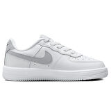 Nike Force 1 Low Easyon AF1 Leather Unisex Sneaker White Unisex Lastik Bağcıklı Hakiki Deri Günlük Çocuk Spor Ayakkabı Beyaz