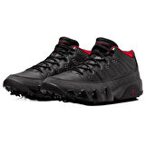 Nike Air Jordan 9 Low Leather Waterproff GOLF Shoes Hakiki Deri Su Geçirmez GOLF Ayakkabısı Siyah