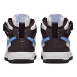 Nike Force 1 Mid Easyon AF1 Leather Unisex Sneaker White Unisex Lastik Bağcıklı Hakiki Deri Bilekli Günlük Spor Ayakkabı Beyaz