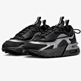 Nike Air Max Furyosa Sneaker Black Platform Taban 4cm Kadın Günlük Spor Ayakkabı Siyah