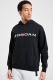 Nike Jordan Essentials Men's Fleece Hoodie Erkek Kapüşonlu Sweatshirt Siyah