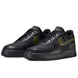 Nike Air Force 1 AF1 Low Goretex 'Black Cargo Khaki' Leather Unisex Black Sneaker Su Geçirmez Hakiki Deri Günlük Spor Ayakkabı Siyah